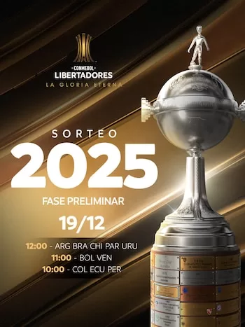 sorteo la fase previa de la Copa Libertadores y Sudamericana. Crédito TELENOCHE