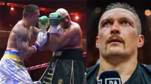 La palabra de Oleksandr Usyk luego de vencer a Tyson Fury. Crédito BOLAVIP