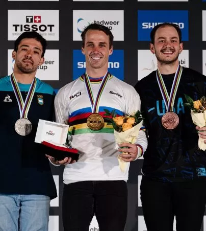 José Torres, segundo lugar en el Mundial de BMX Freestyle. Crédito TYC SPORT