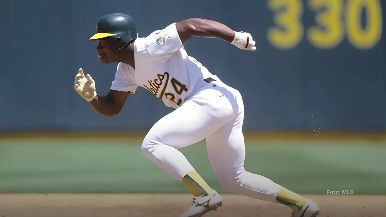 Rickey Henderson diez estadísticas increíbles de su carrera. Crédito MLB