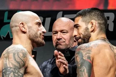 El plan de la UFC para revancha entre Ilia Topuria y Alexander Volkanovski. Crédito BOLAVIP