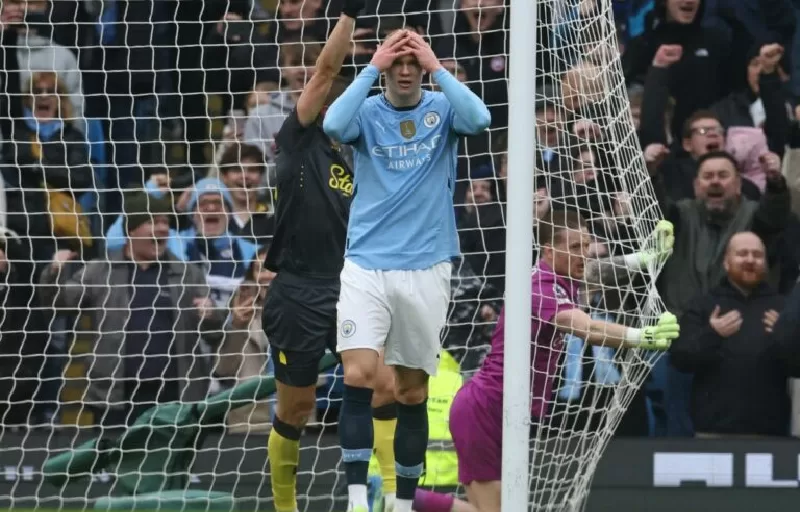 Manchester city empata frente Everton. Crédito. EL MUNDO