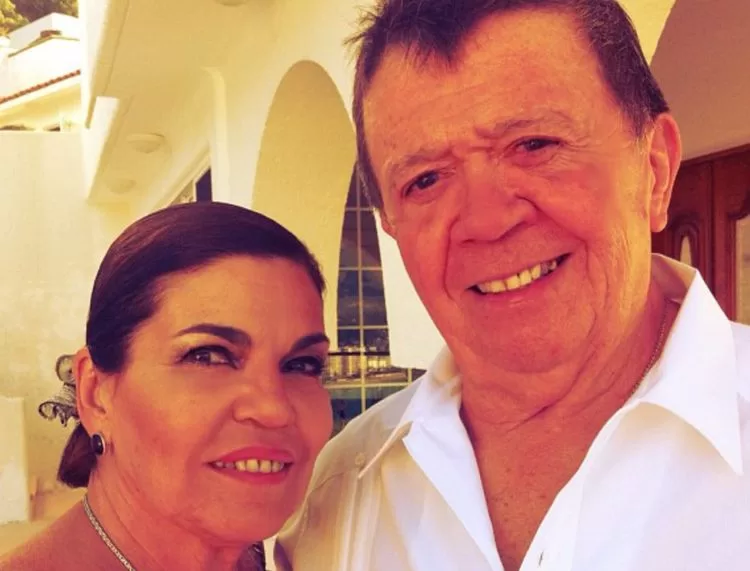 Teresita Miranda y Xavier López "Chabelo". FOTO: GABRIEL LÓPEZ MIRANDA INSTAGRAM