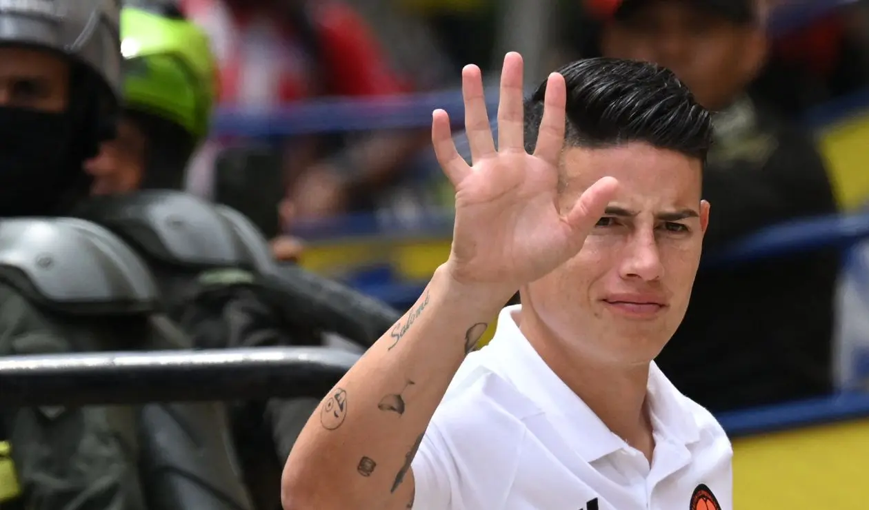 James Rodríguez ficharía por equipo que jugará Copa Libertadores. Crédito ANTENA 2