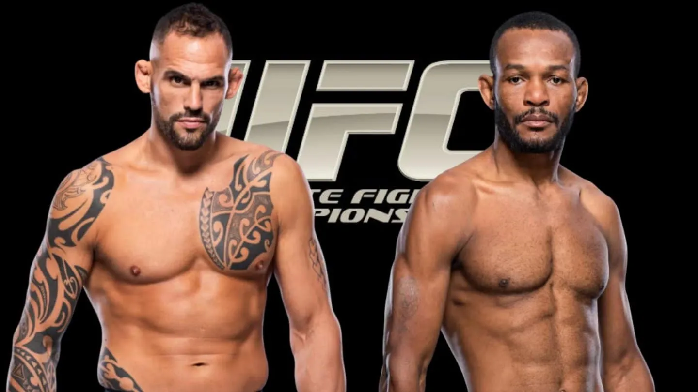 Santiago Ponzinibbio vs Carlston Harris hoy por UFC Vegas 101. Crédito GESTION