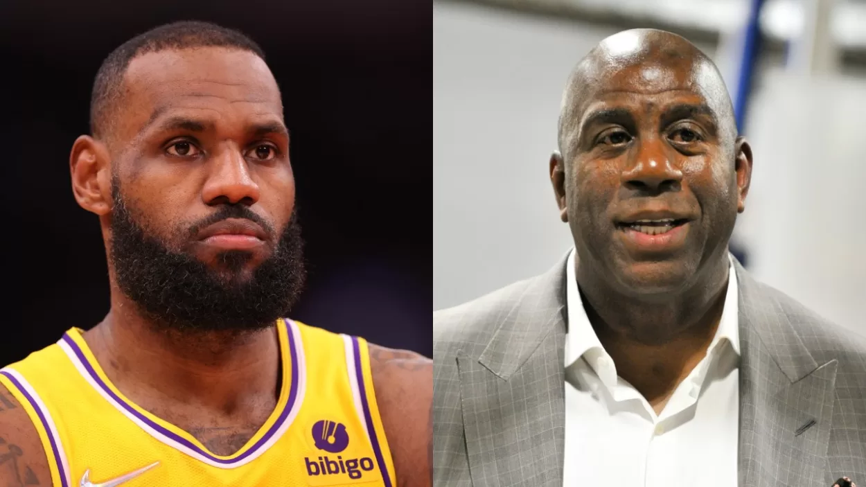 Magic Johnson dejó en claro que LeBron James no es el mejor basquetbolista. Crédito BOLAVIP 