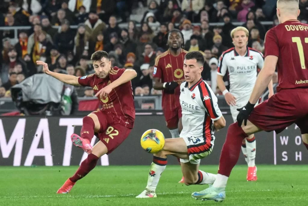 Roma golea a Genoa por la Serie A. Crédito IMAGESEARCHMAN 