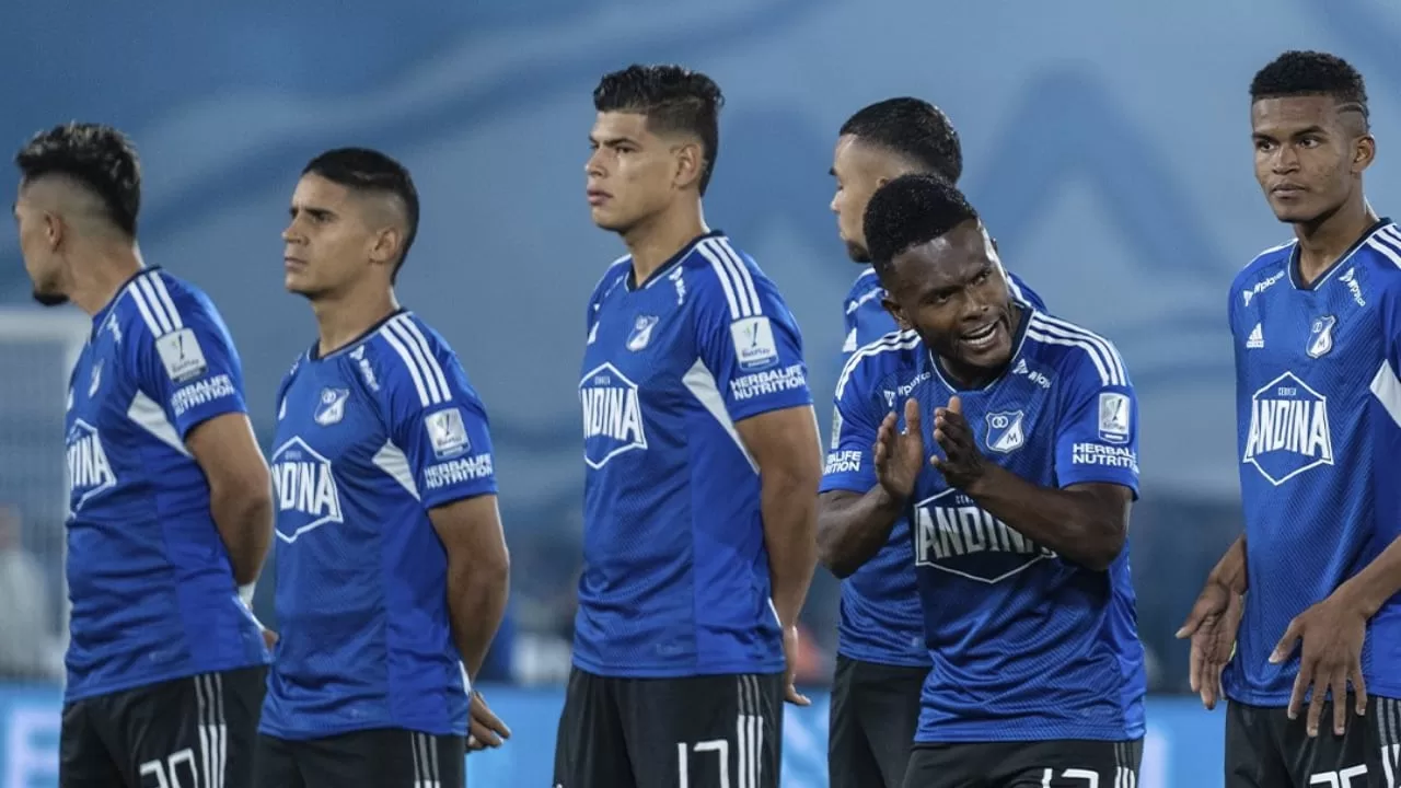 Millonarios calienta su partido de Copa Sudamericana. Crédito IMAGESEARCHMAN 