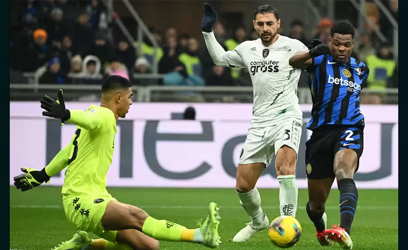 Inter de Milán gana a Émpoli por la Serie A. Crédito IMAGESEARCHMAN 